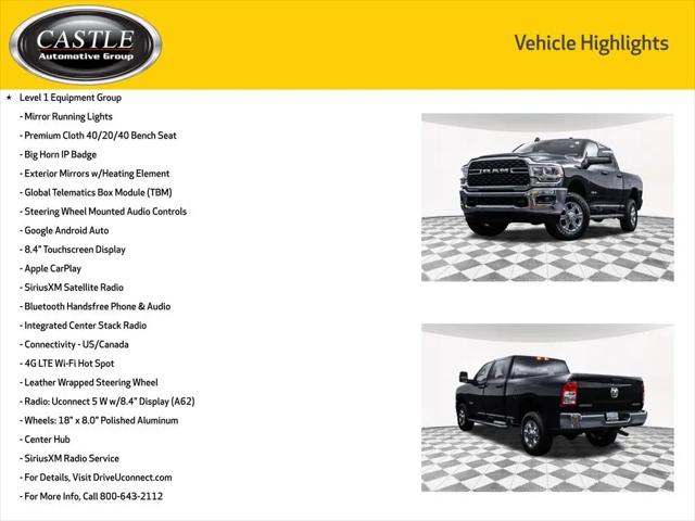 2024 Ram 2500 Big Horn Crew Cab 4x4 6'4" Box