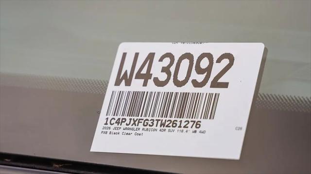 2026 Jeep Wrangler Rubicon