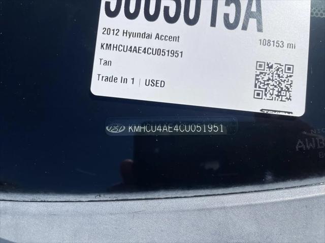 2012 Hyundai Accent GLS