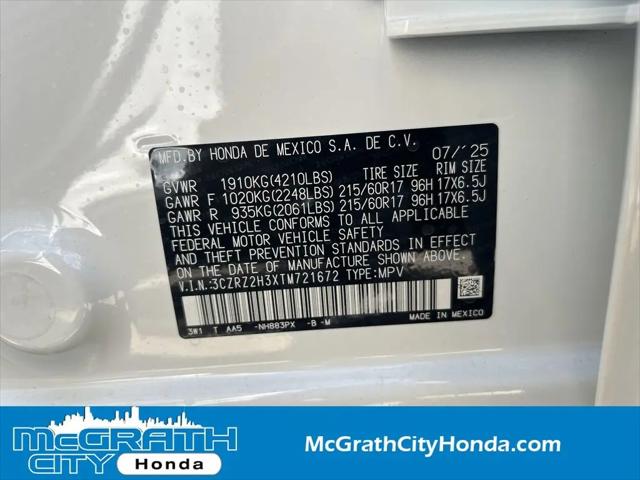 2026 Honda HR-V AWD LX