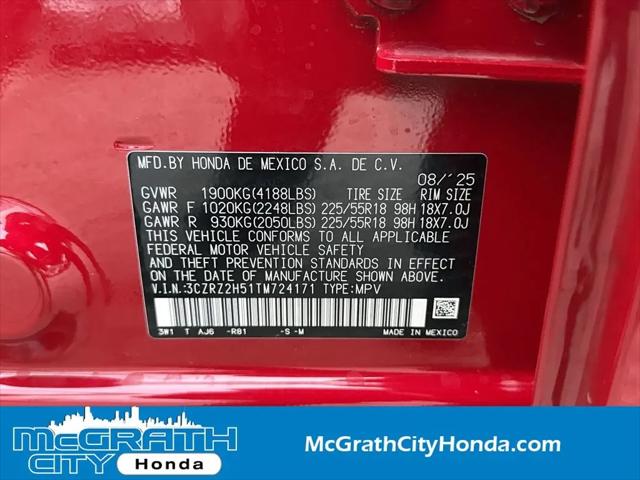 2026 Honda HR-V AWD Sport
