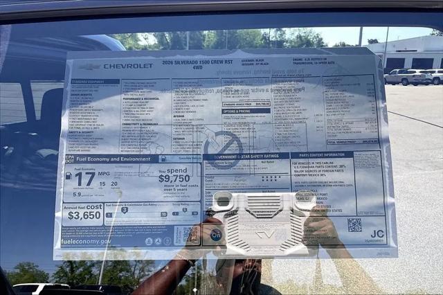 2026 Chevrolet Silverado 1500 4WD Crew Cab Short Bed RST
