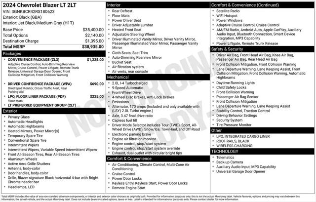 2024 Chevrolet Blazer FWD 2LT