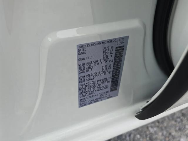 2026 Nissan Frontier Crew Cab S 4x4