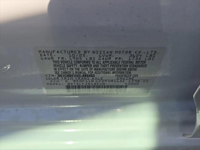 2025 Nissan Versa 1.6 SV