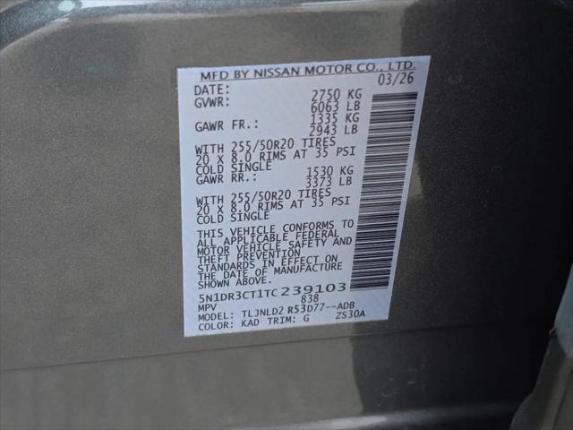 2026 Nissan Pathfinder SL
