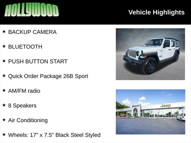 2022 Jeep Wrangler Unlimited Sport 4x4