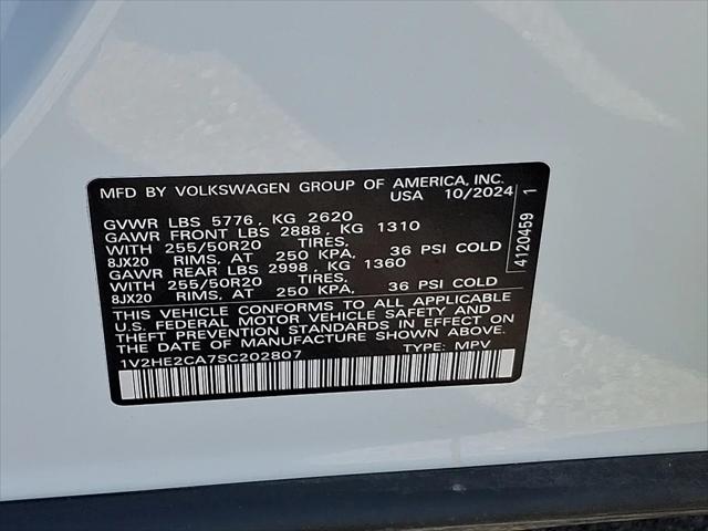 2025 Volkswagen Atlas Cross Sport 2.0T SE w/Technology
