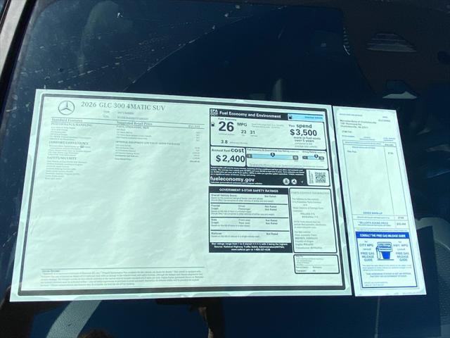 2026 Mercedes-Benz GLC Unknown