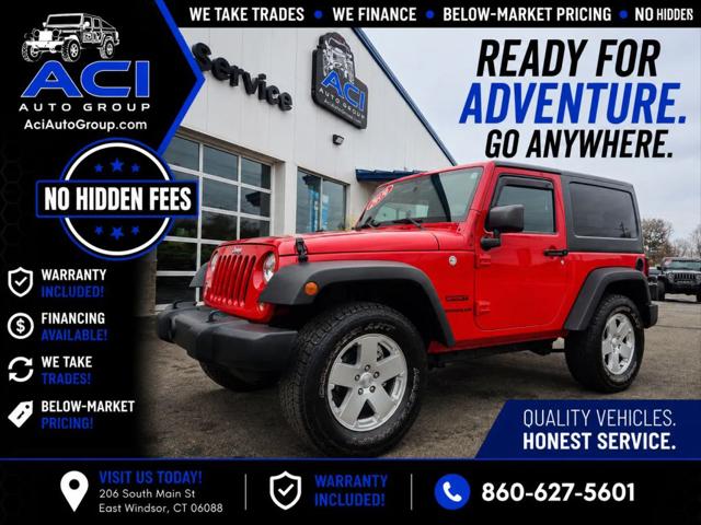 2016 Jeep Wrangler Sport for sale in East Windsor, CT