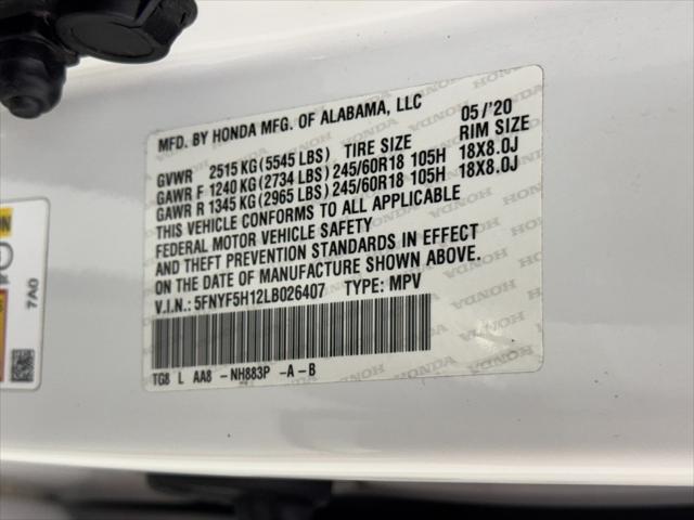 2020 Honda Pilot 2WD LX