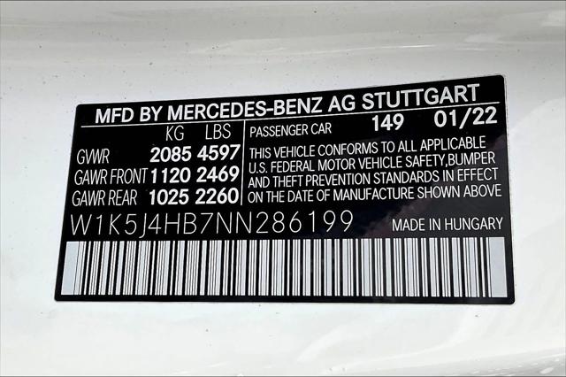2022 Mercedes-Benz CLA 4MATIC