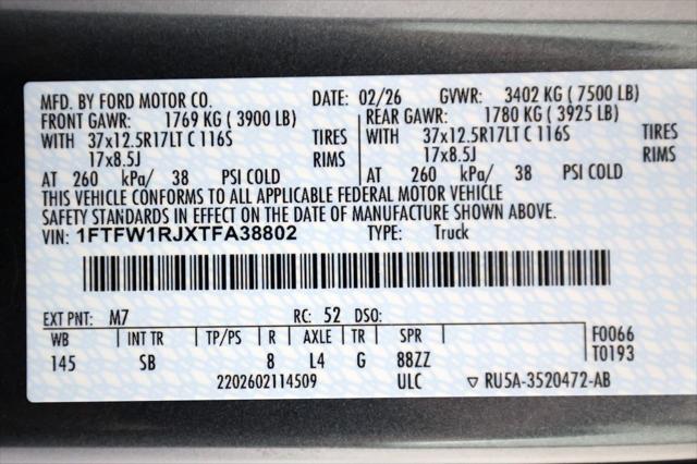 2026 Ford F-150 Raptor