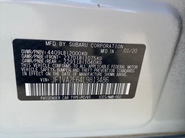 2020 Subaru WRX STI STI