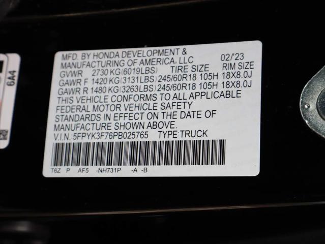 2023 Honda Ridgeline RTL-E