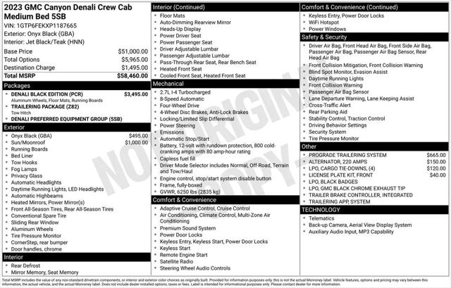2023 GMC Canyon 4WD Crew Cab Short Box Denali