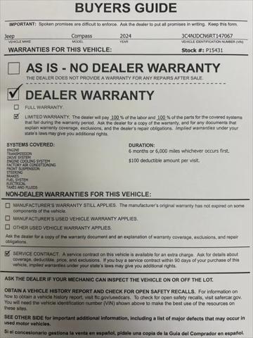 2024 Jeep Compass Limited 4x4