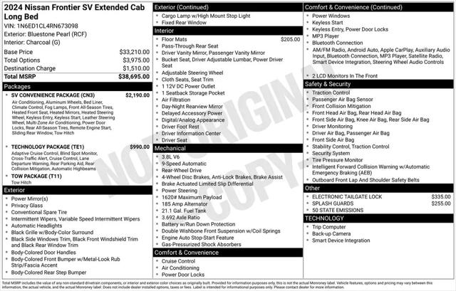 2024 Nissan Frontier King Cab SV 4x2
