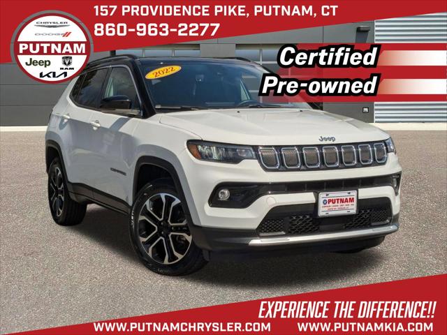2022 Jeep Compass Limited 4x4 for sale in Putnam, CT