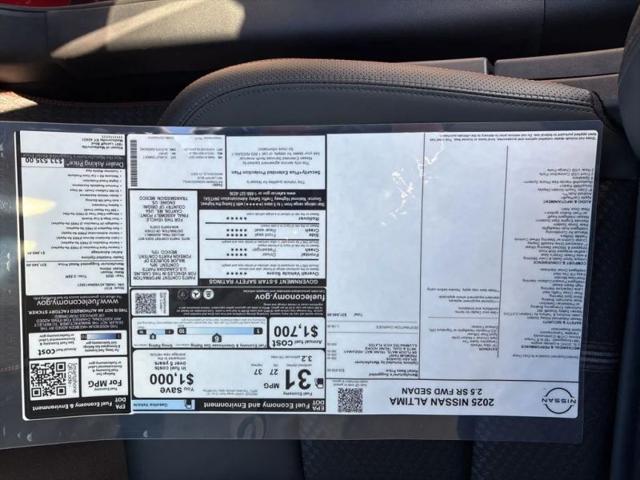 2025 Nissan Altima SR FWD