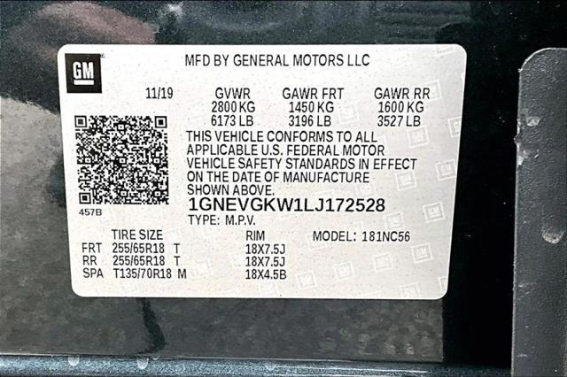 2020 Chevrolet Traverse AWD LT Cloth