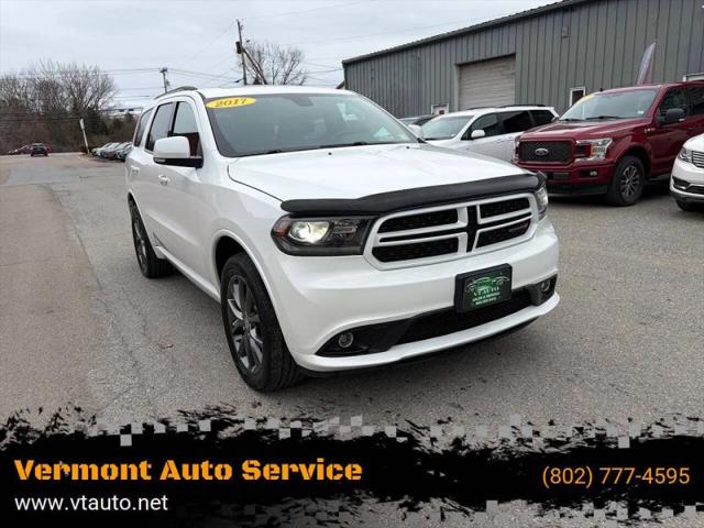 2017 Dodge Durango GT AWD for sale in South Burlington, VT