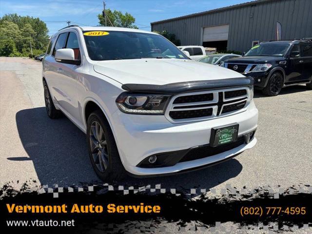 2017 Dodge Durango GT AWD for sale in South Burlington, VT