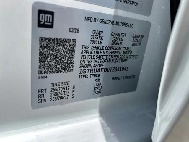 2026 GMC Sierra 1500 Double Cab, Standard Bed, Pro, 4WD