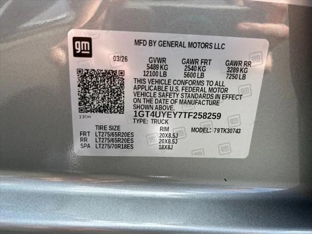 2026 GMC Sierra 3500HD Crew Cab, Long Bed, Denali Ultimate, 4WD
