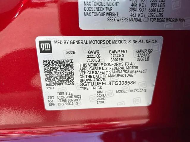 2026 GMC Sierra 1500 Crew Cab, Standard Bed, AT4, 4WD