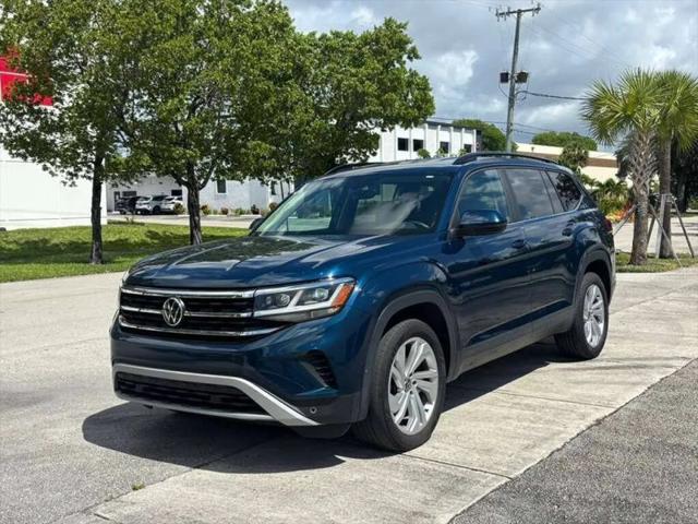 2021 Volkswagen Atlas 3.6L V6 SE w/Technology for sale in Hollywood, FL