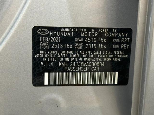 2021 Hyundai Sonata Blue