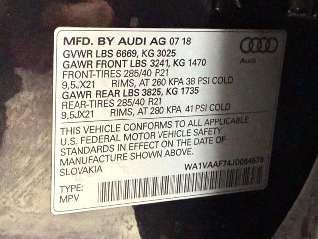 2018 Audi Q7 3.0T Premium