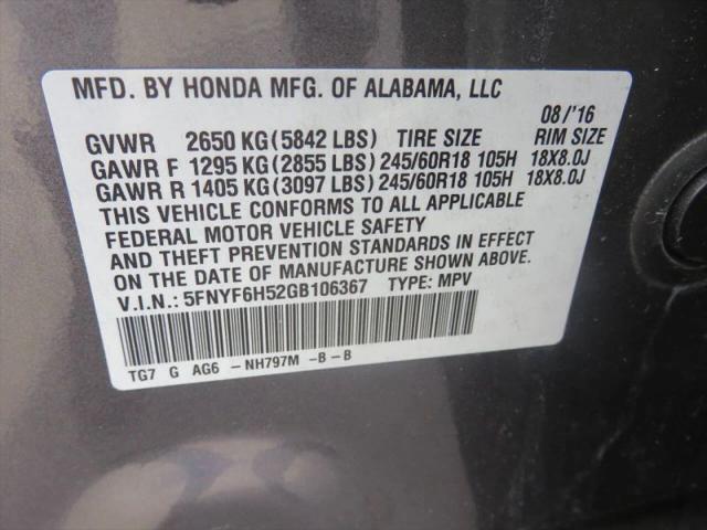 2016 Honda Pilot EX-L