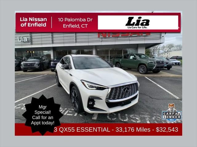 2023 INFINITI QX55 ESSENTIAL AWD for sale in Enfield, CT