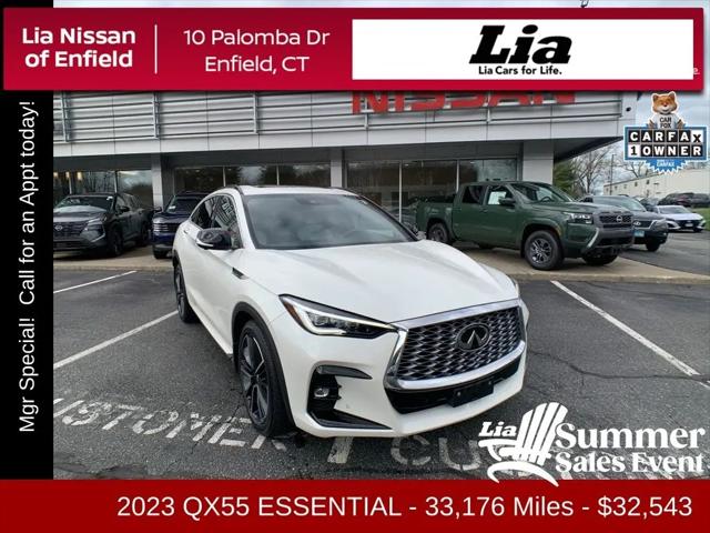 2023 INFINITI QX55 ESSENTIAL AWD for sale in Enfield, CT
