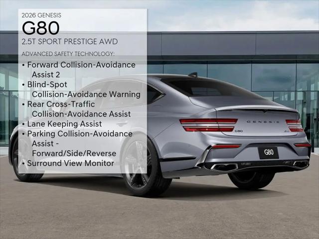 2026 Genesis G80 2.5T Sport Prestige AWD