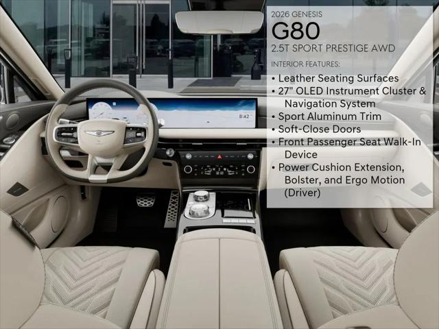 2026 Genesis G80 2.5T Sport Prestige AWD