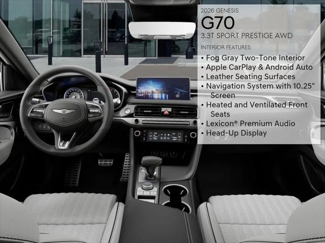 2026 Genesis G70 3.3T AWD Sport Prestige