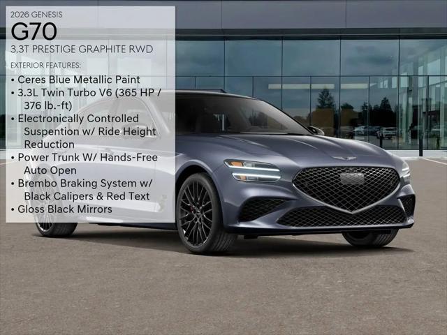 2026 Genesis G70 3.3T Prestige Graphite