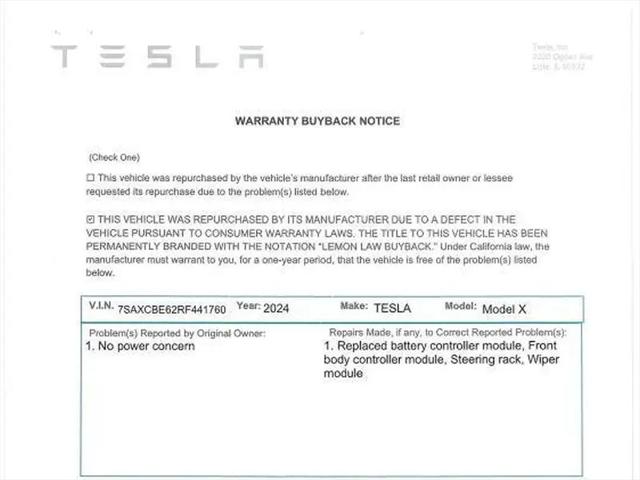 2024 Tesla Model X Plaid Tri Motor All-Wheel Drive