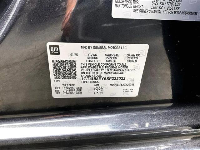 2025 GMC Sierra 2500HD 4WD Crew Cab Standard Bed SLE