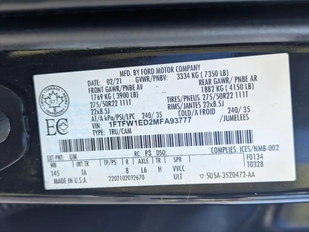 2021 Ford F-150 Limited
