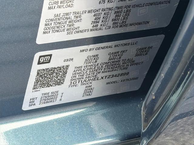 2026 GMC Sierra 1500 Crew Cab, Short Bed, Denali Ultimate, 4WD