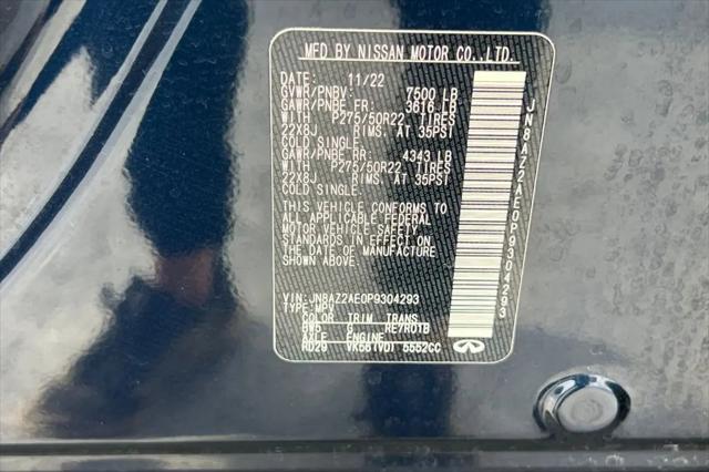2023 INFINITI QX80 PREMIUM SELECT AWD