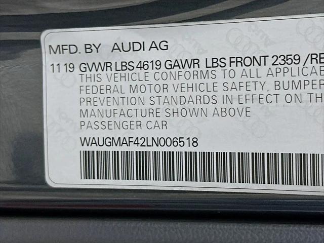 2020 Audi A4 Premium 40 TFSI Front-Wheel Drive S tronic