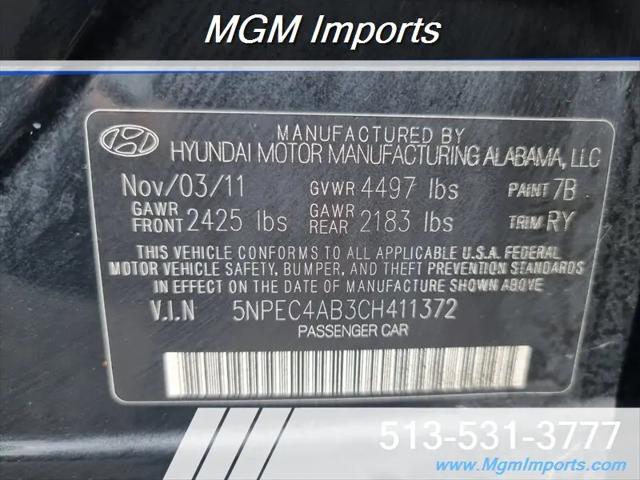 2012 Hyundai Sonata SE 2.0T