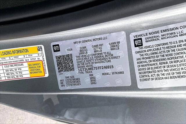 2026 GMC Sierra 2500HD Regular Cab, Long Bed, SLE, 4WD