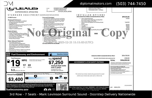 2024 Lexus LX Premium