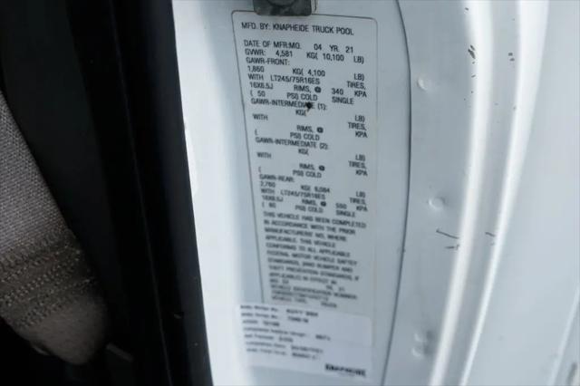 2021 Chevrolet Express Cutaway Work Van